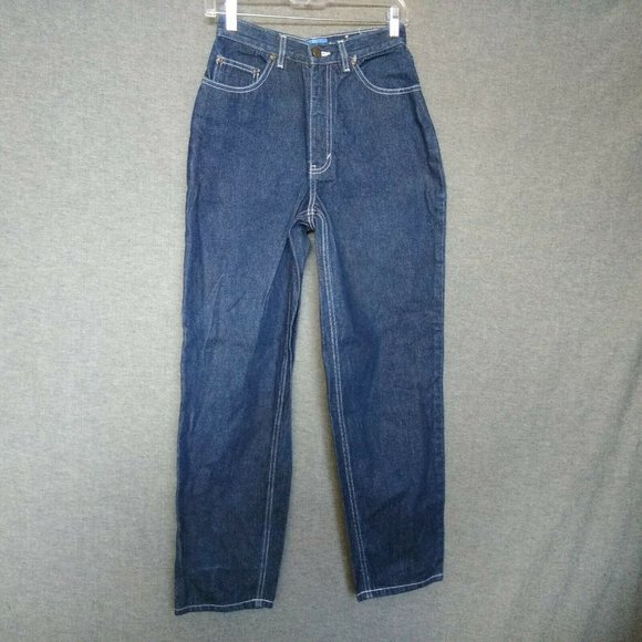 Vtg.B.E. Blues High Waisted Tapered Leg Mom Jeans - Picture 2 of 10